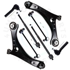 8x Front Lower Control Arm Tie Rod End Fits 2008-2016 Chrysler Town & Country