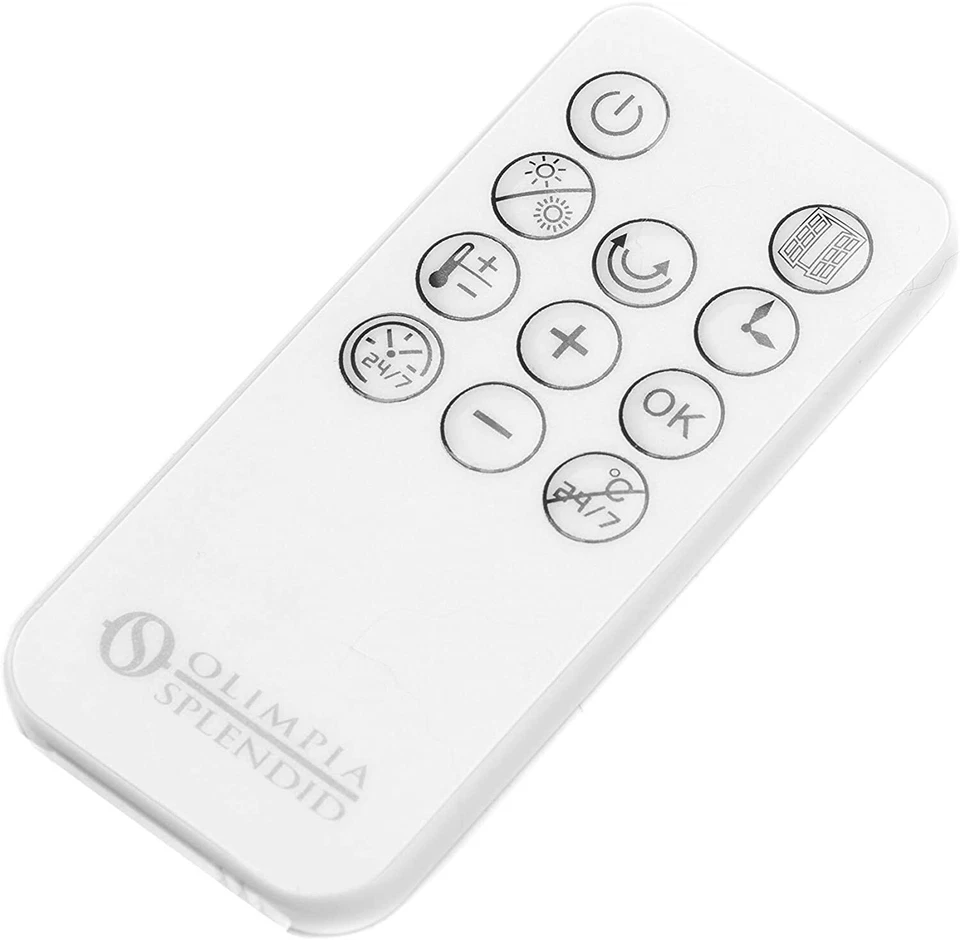 OLIMPIA SPLENDID Termoventilatore parete Ceramico Stufa 2000W 99364 Caldo Up T - Immagine 4 di 4