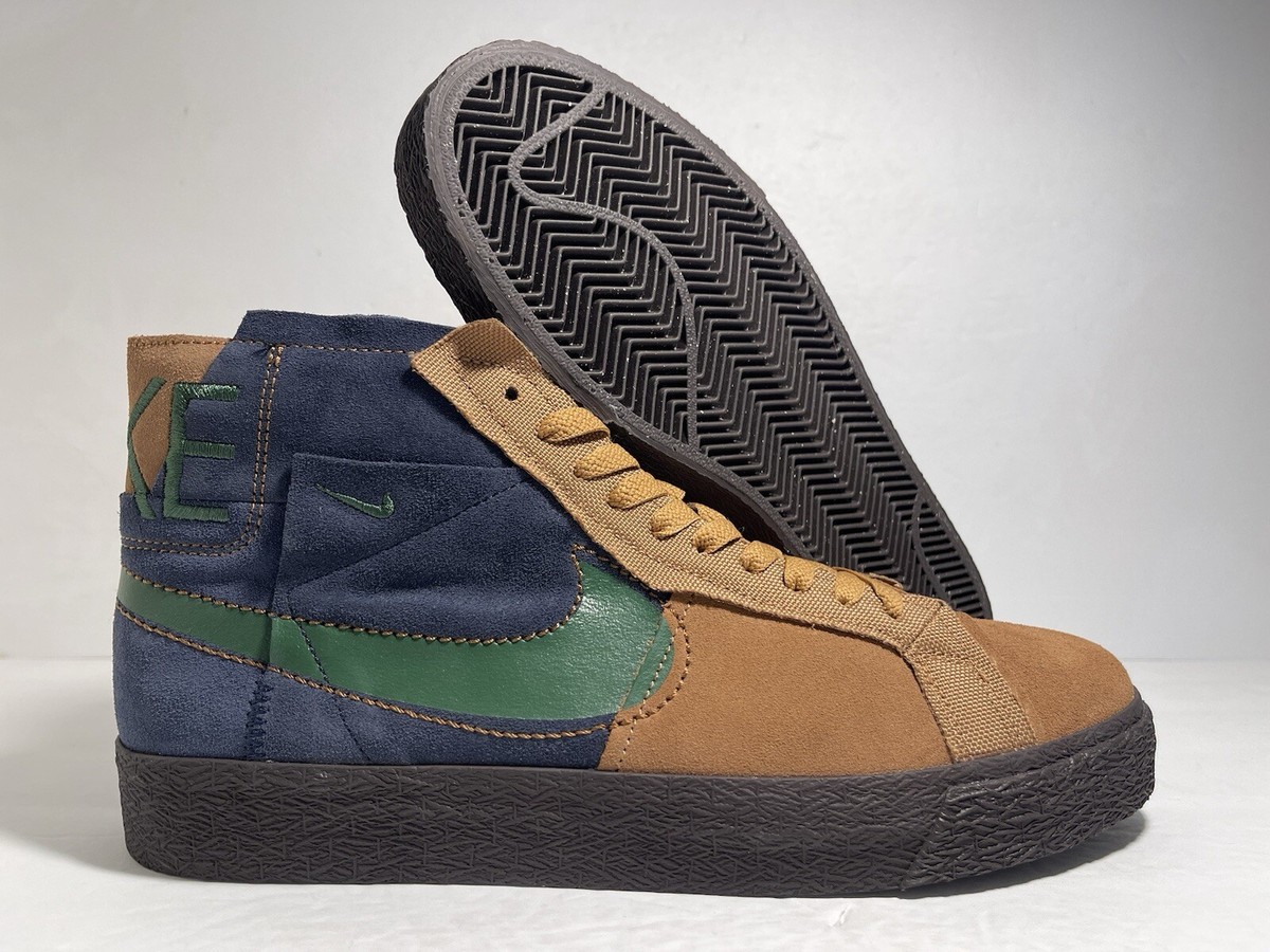 New Nike SB Blazer Mid Premium Legend Dark Brown Men's Size 8-13 US