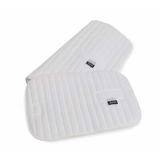 Shires Quilted Horse Bandage Pads - Soft Towelling Lining - Set of 2 - 11" x 16"