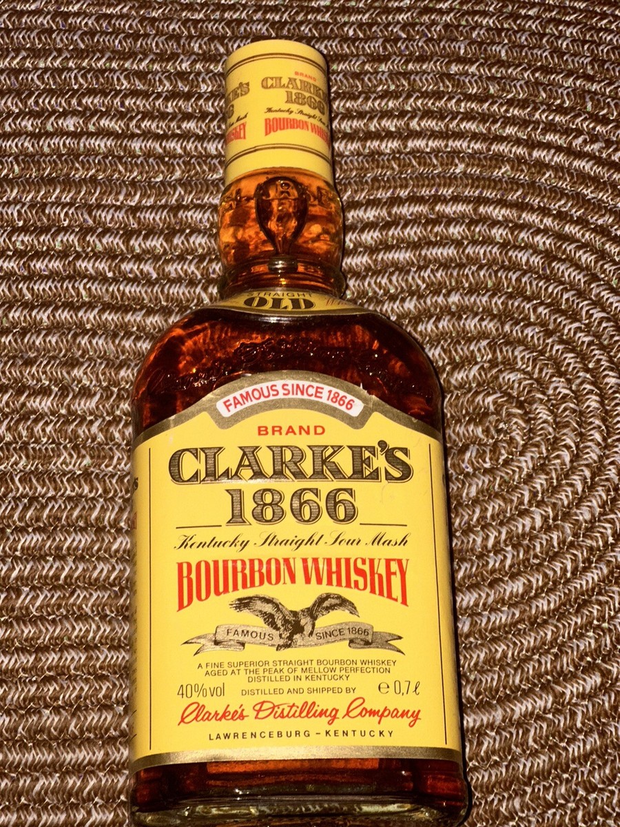 Vintage Clarke's 1866 Bourbon - 25+ Jahre liegend + Sediment | eBay.de