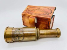 Monocolo telescopio riproduzione finitura antica con spyglass fatto a mano in...