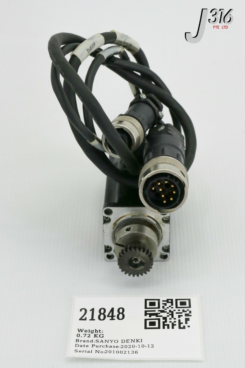 HIME 21848 SANYO DENKI AC SERVO MTR BL SUPER P3 W/ GEARHEAD