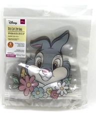 Disney Characters Die Cut Zip Bag Miss Bunny Tambor 4 Pieces No Gusset