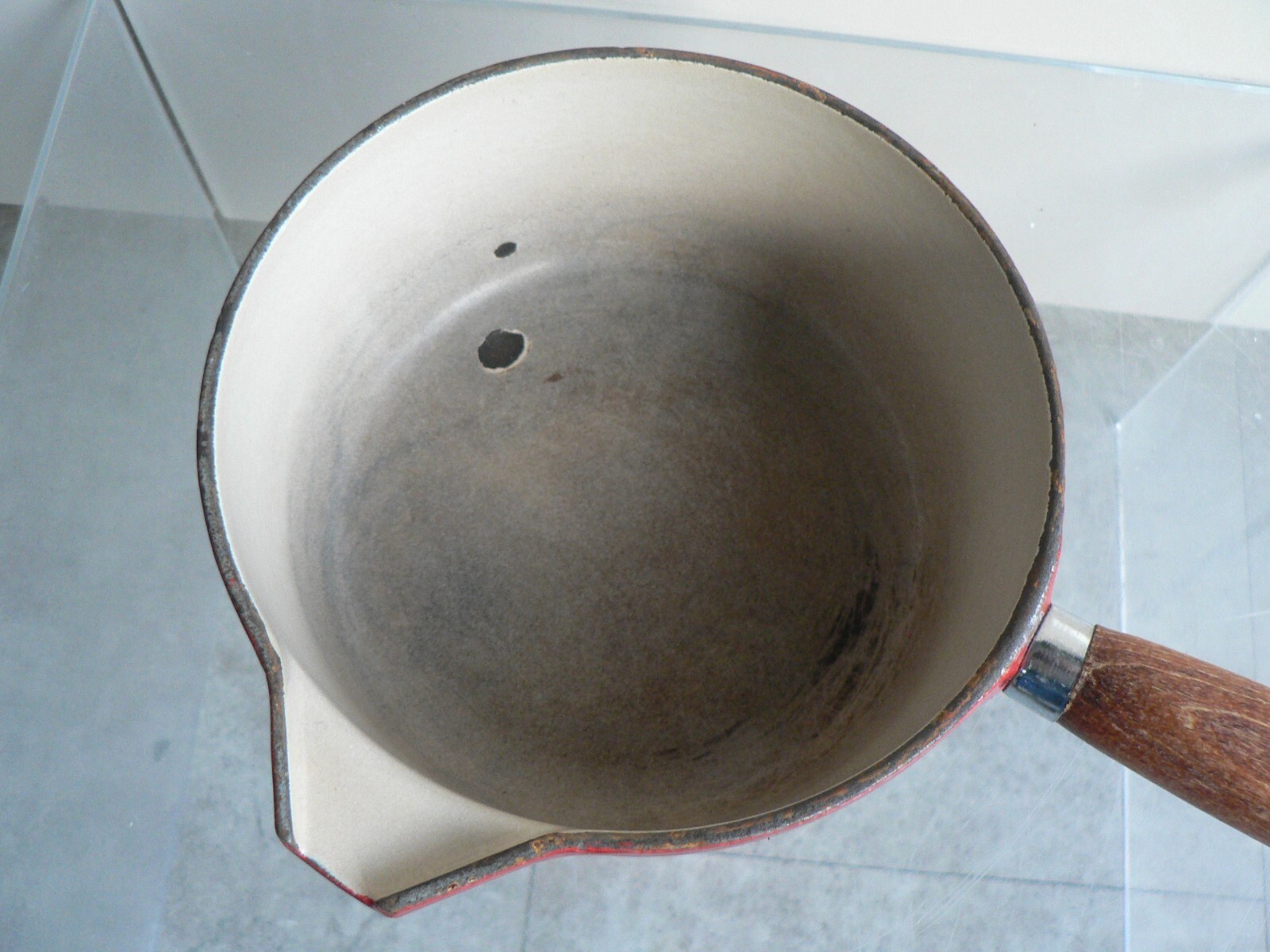 LE CREUSET CAST IRON 16cm SAUCEPAN PAN Red eBay