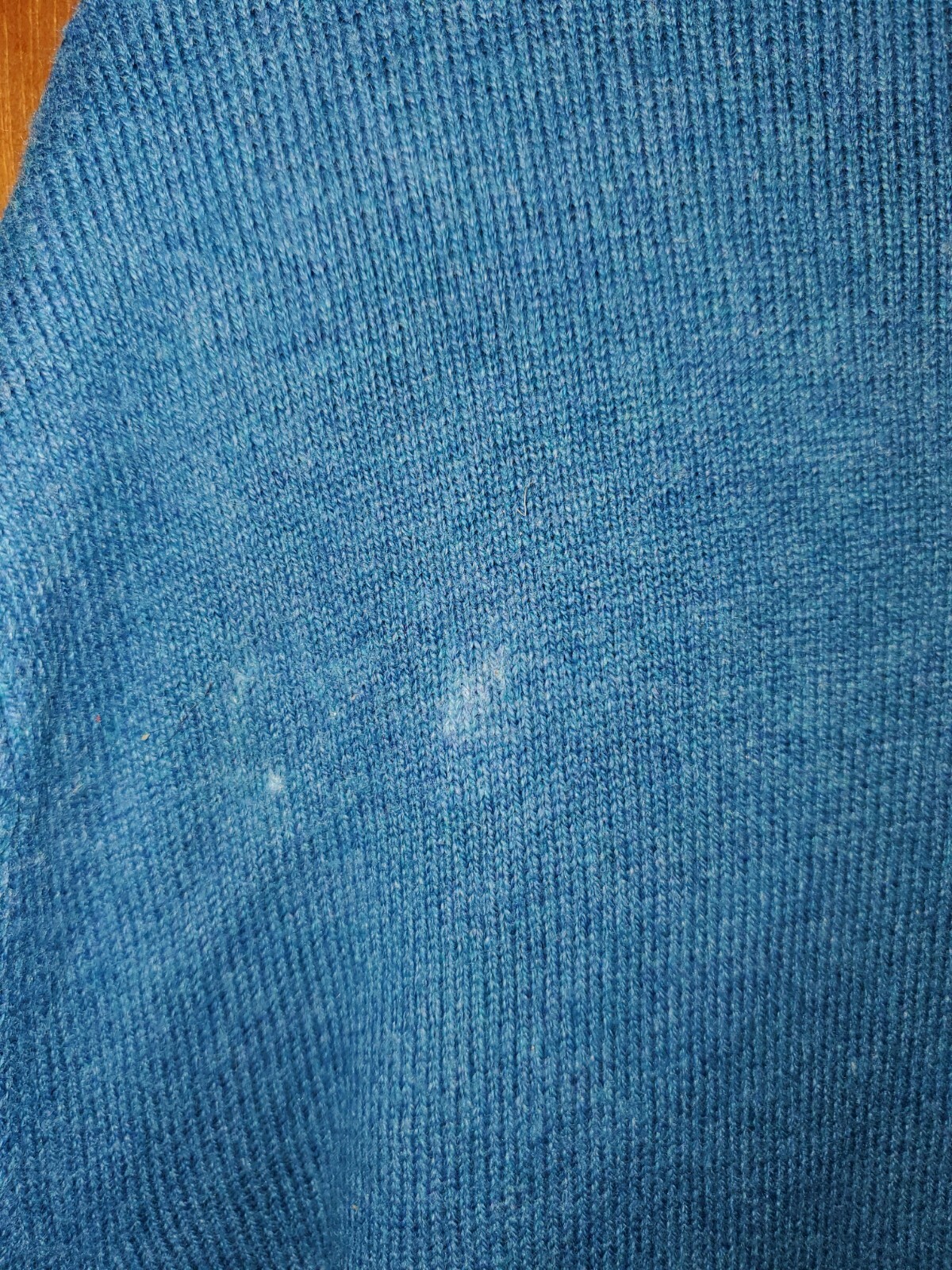 Mens Blue LLBean Cotton/ Cashmere Blend Three Button … Gem