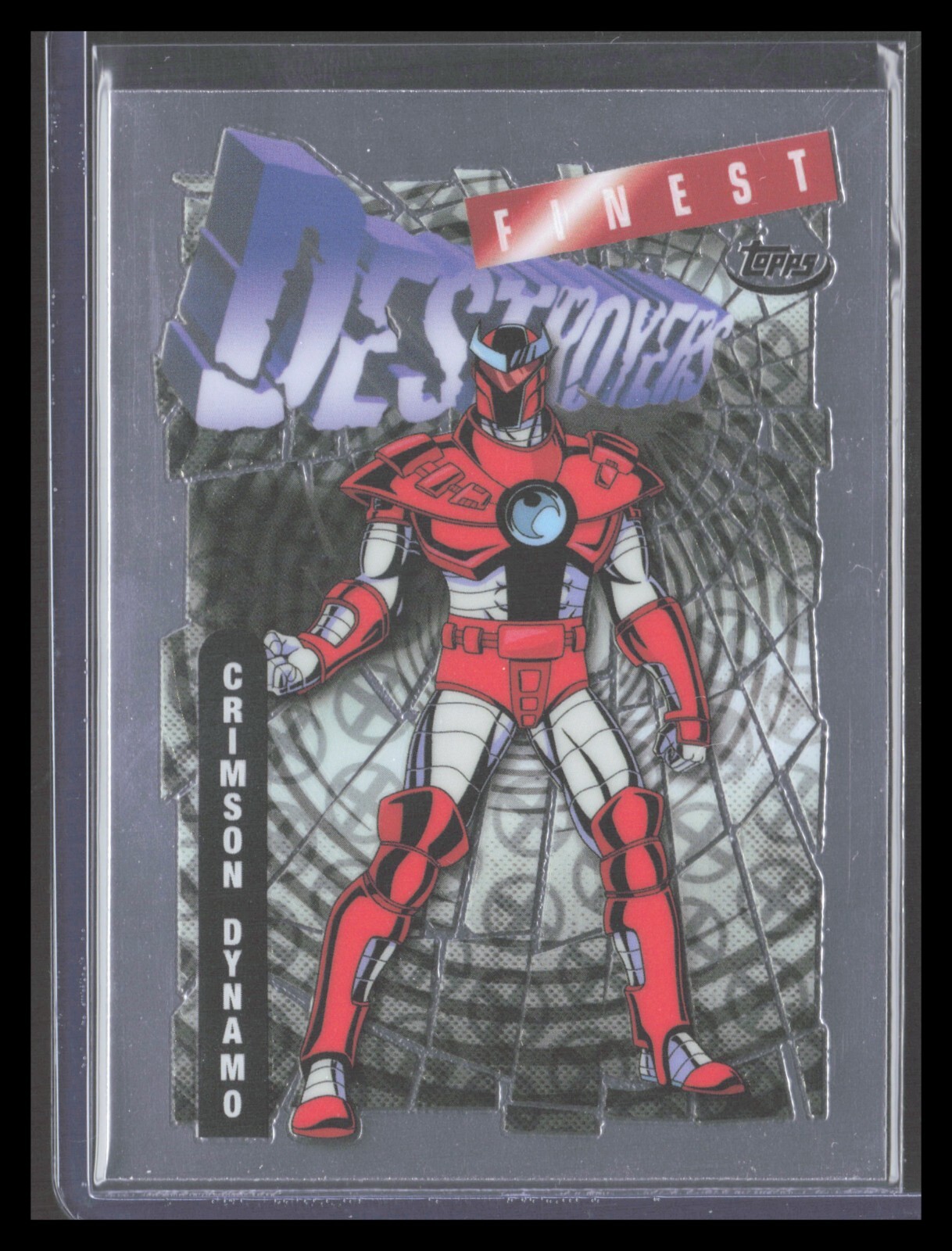 2025 Topps Finest X-Men '97 CRIMSON DYNAMO Uncommon Destroyers #71 Marvel EXME