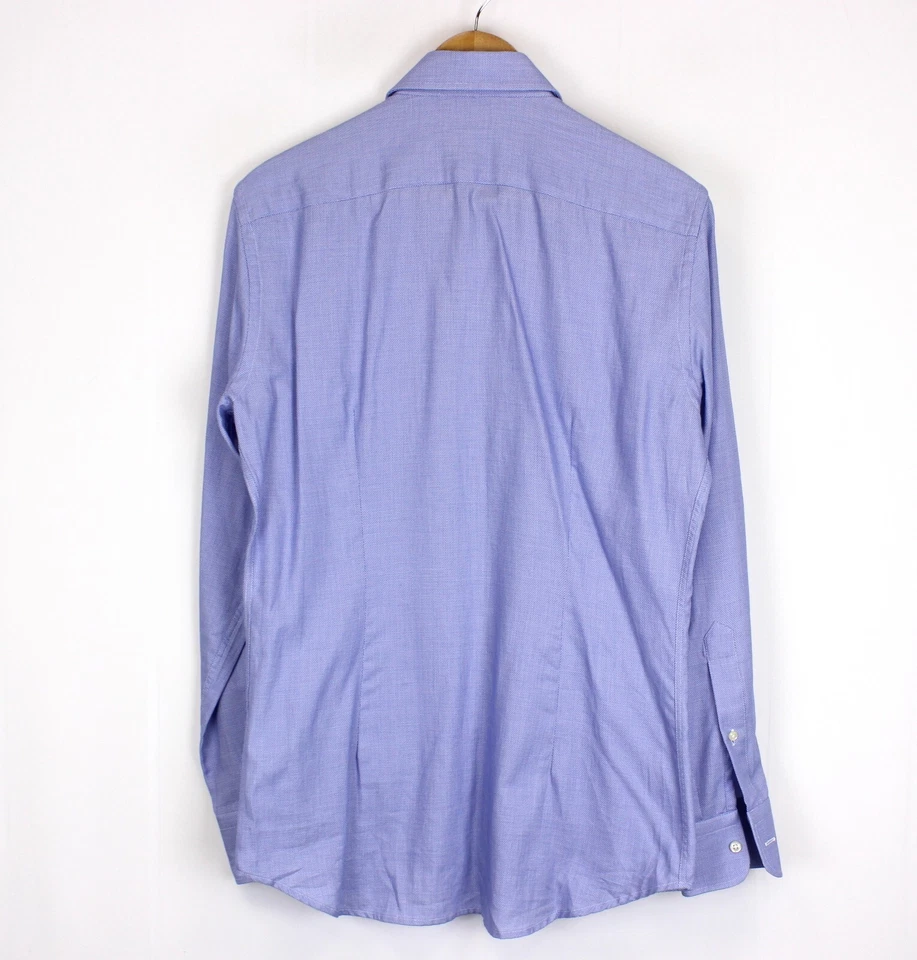 Camisa Formal J. LINDEBERG Hombres Talla 38 15" Ajuste Regular Púrpura Extendido ma6635 Foto 2 de 4