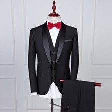 Men's Business Suits Wedding Professional Suits Groomsmen Grooms 2Pc Set