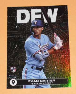 2024 Topps Series 2 Evan Carter City to City Rookie Card #CTC-16 Rangers DFW