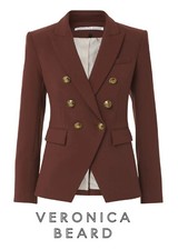 VERONICA BEARD Dickey Jacket Women 2 Brown Miller SIENNA Blazer NWT