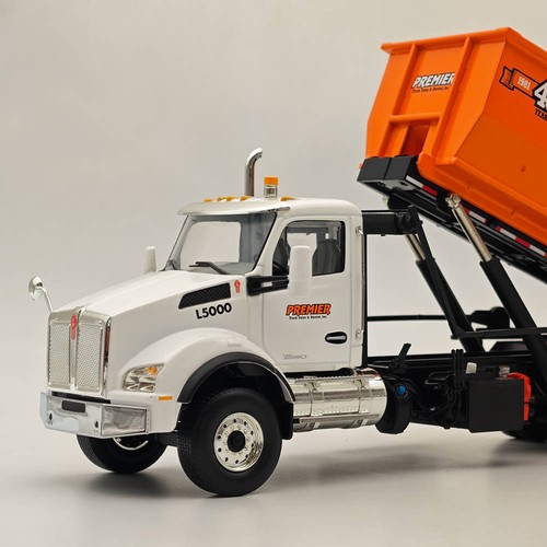 1/34 FIRST KENWORTH T880 WITH TUB-STYLE ROLL-OFF CONTAINER 10-4241 DIECAST Truck - 第 3/9 張圖片