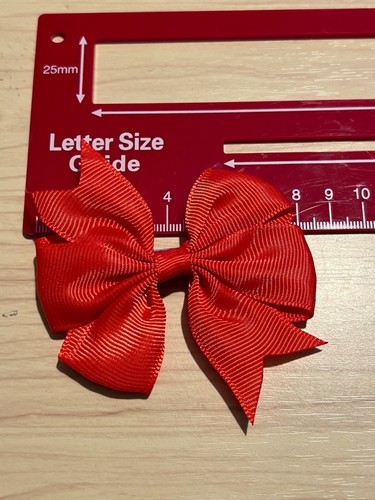 4pcs Girls hair bow clips alligator clips pair ribbon bow children girls 8cm - Picture 10 of 20