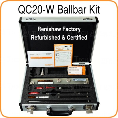 Renishaw QC20-W Ballbar Kit, Factory Refurbished With Warranty