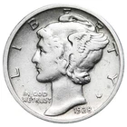 1928-D Mercury Dime Better Grade Nice Coin!