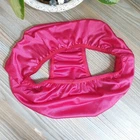 Vintage Slippery Nylon Panty Cherry Red Bikini Soft Brief  Size 7-8 Hip 38-42"