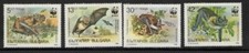 Bulgaria 1989 Bats World Wildlife Fund (WWF) 4v MNH