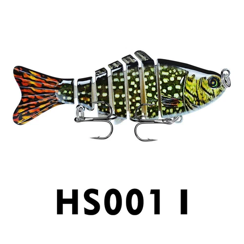 7 Segment Fishing Gear Bionic Swimming Bait Bass Tackle Fishing Gear Lure Tool - Bild 14 von 38
