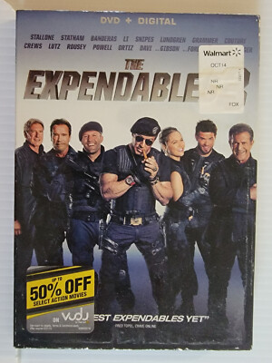 The Expendables 3 (DVD 2014) Stallone Arnold Statham Widescreen SLIPCOVER
