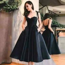 Short Cocktail Dresses Spaghetti Straps Sweetheart Neck Formal Party Prom Gowns