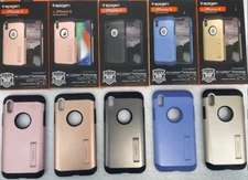 Spigen SLIM ARMOR Case w/ Air Cushion Technology for Apple iPhone X