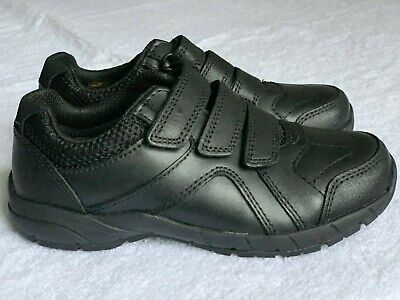 реален гора жанр NEW Clarks AIR LEARN black leather School Shoes | eBay