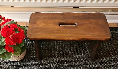Buy SMALL VINTAGE ANTIQUE WOODEN STOOL/ MILKING STOOL.