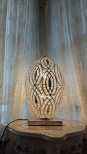 CRYSTAL EGG ORB TABLE LAMP BY CRYSTALLETTO AL...