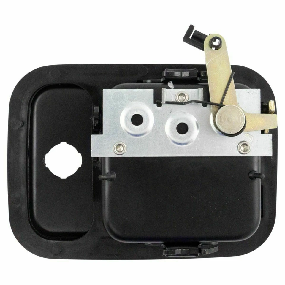 Manija de puerta delantera exterior negra laterales derecha derecha para 91-05 Freightliner FL Foto 2 de 4