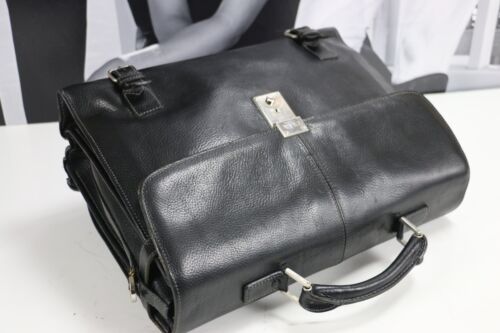 Vintage Heavy Leather COLE HAAN Executive CEO Lawyer Briefcase Attache Bags Mens - Picture 6 of 12