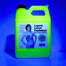 Fluorescent Yellow Liquid Latex Body Paint - 32 Fl Oz, Black Light Party Cosplay
