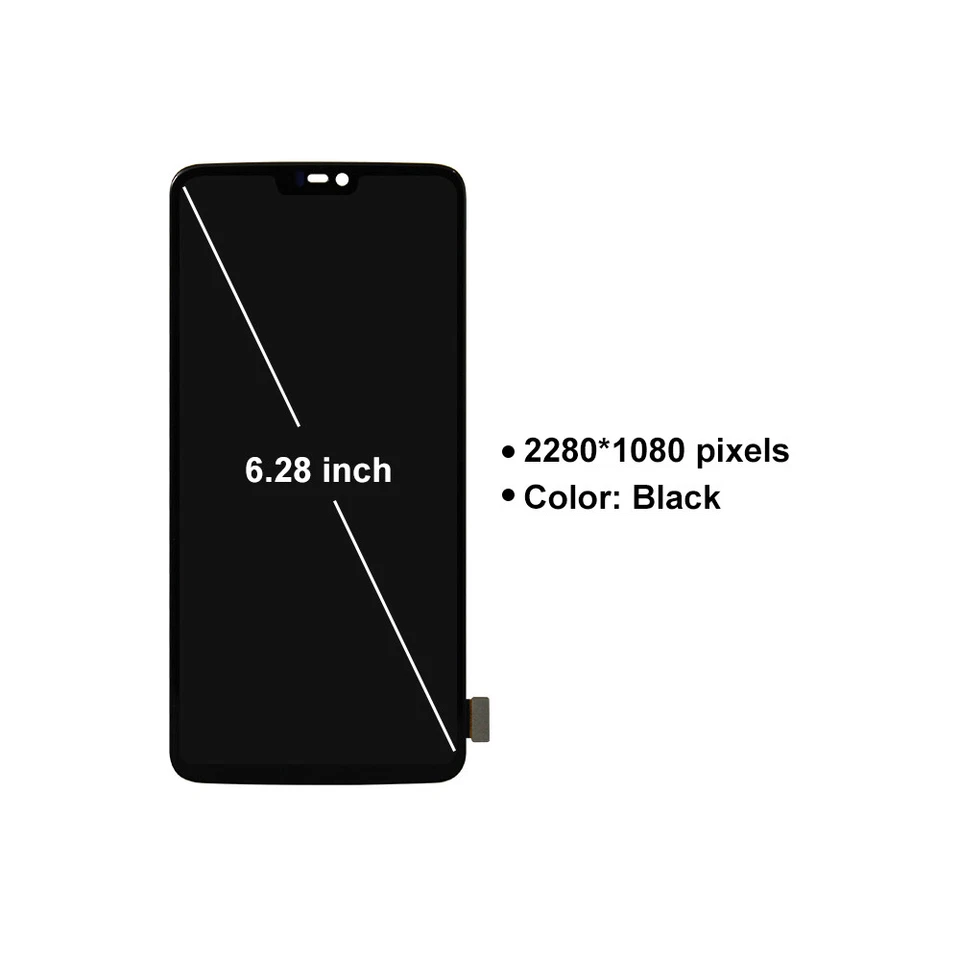 OLED Touch Screen Digitizer for Oneplus Nord 2 5G / 6 Frame Display Replacement - Image 3 of 4