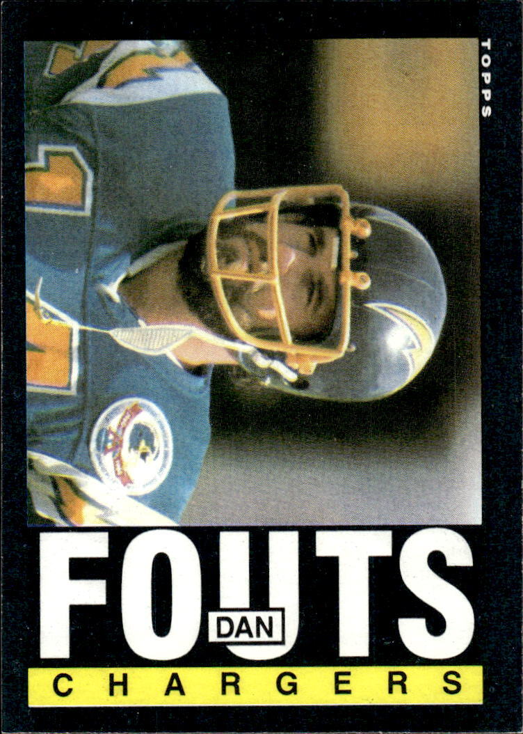 1985 Topps #372 Dan Fouts