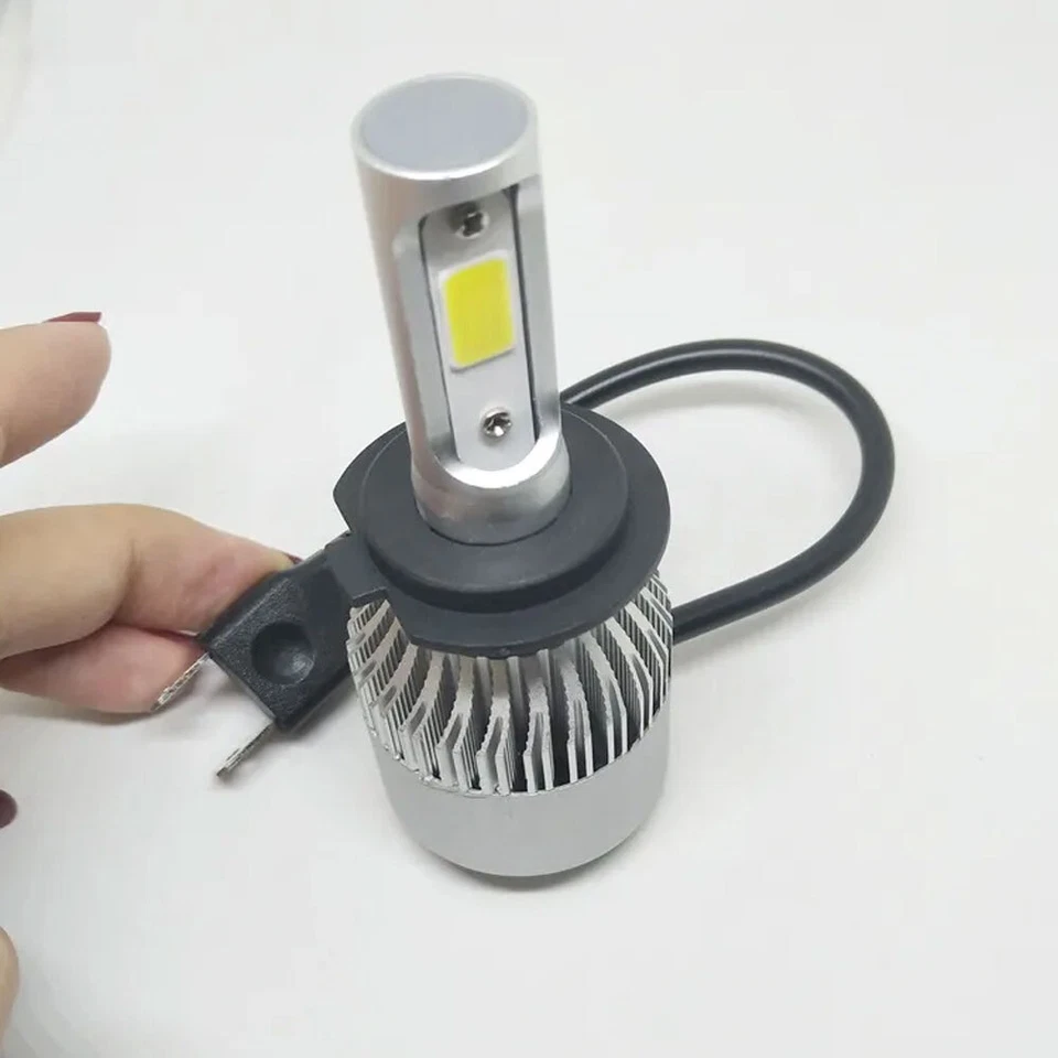 DOT Approved Pair 5x7 7x6 LED Headlights With H4 For Ford F650 F750 L9000 F 250 - Image 4 of 4