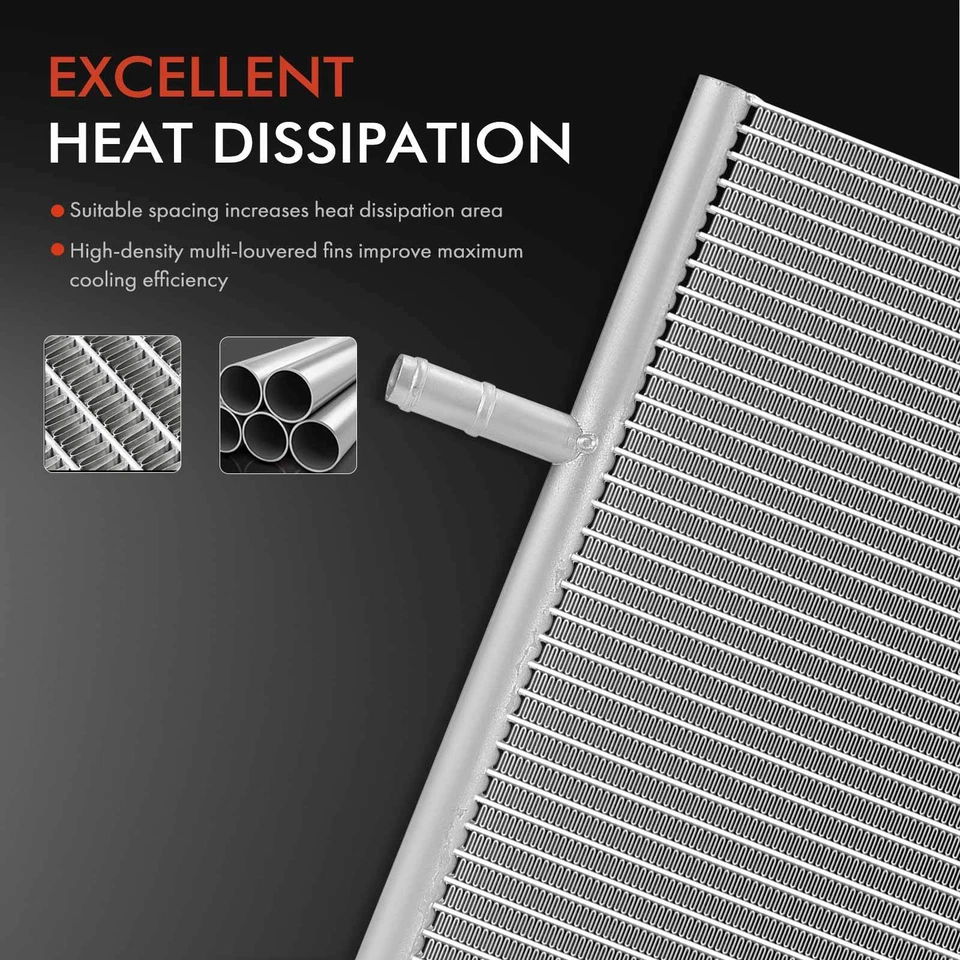 1x Radiador para Mercedes-Benz GLA250 2015 2016-2020 GLA45 AMG 2014-2019 L4 2,0 L Foto 4 de 4