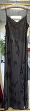 debenhams debut evening/party occasion dress sequined black dress size 14