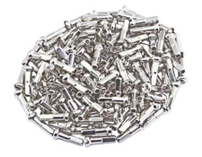36pcs Bicycle Spoke Nipples 16mm Chrome 12G or 14G Bikes Cycling New!
