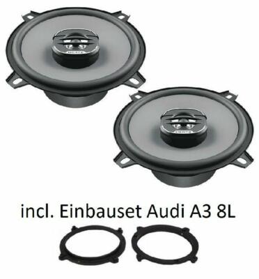 Audi A3 8L - Hertz Uno X130 - 13cm 2-Wege Koax incl. Lautsprechereinbauset NEU