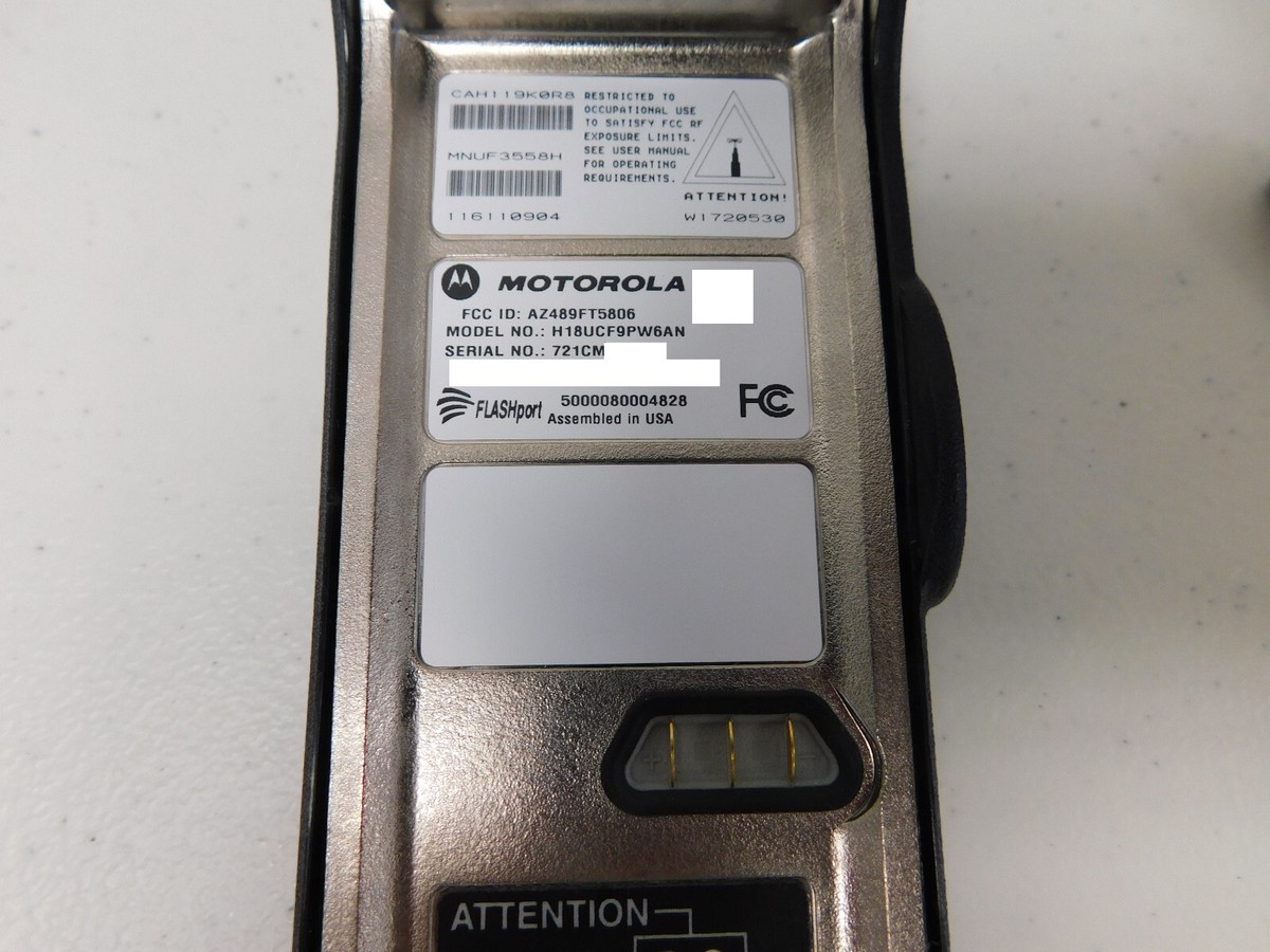 Motorola XTS5000 7/800mhz P25 Phase 1 digital trunking portable