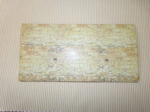 Vollmer 4044 H0/1:87 placa 25,0 x 12,5 cm muro de piedra natural cartón sin usar | Condition: Gebraucht
