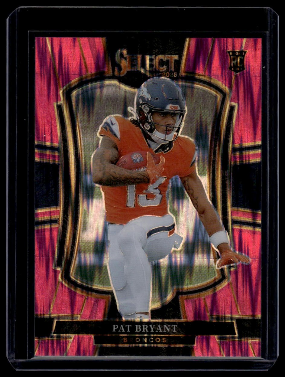 2025 Panini Select #112 Pat Bryant Pink Prizm Shock
