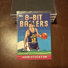 2025-26 Topps - 8-Bit Ballers John Stockton #8B-24