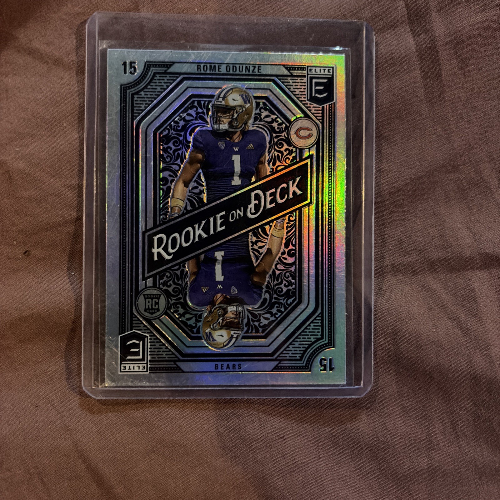 2024 Panini Donruss Elite - Rookie on Deck Rome Odunze #2 (RC)