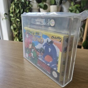 VGA GRADED 85 NM+ Super Mario World 2 Yoshis Island Super Nintendo - AUS PAL