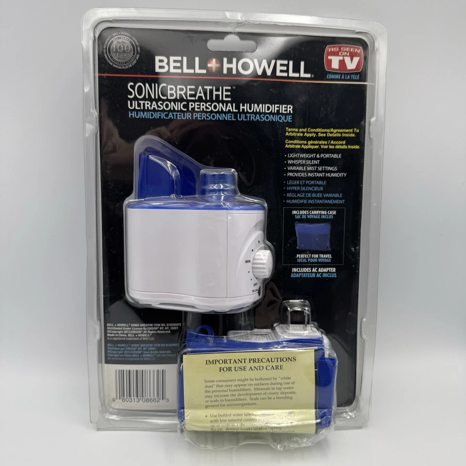 Bell+Howell Sonic Breathe Ultrasonic Personal Humidifier - Image 2 of 4