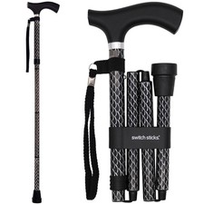 Walking Cane for Men or Women, Foldable and Adjustable from 32-37 Inches, FSA...