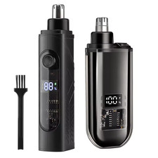 USB Rechargeable Nose Hair Trimmer for Men Ear  Nose Hair Remover