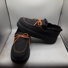 Skechers Cozy Ojai Moccasin Slippers Women's 8.5M Black A116