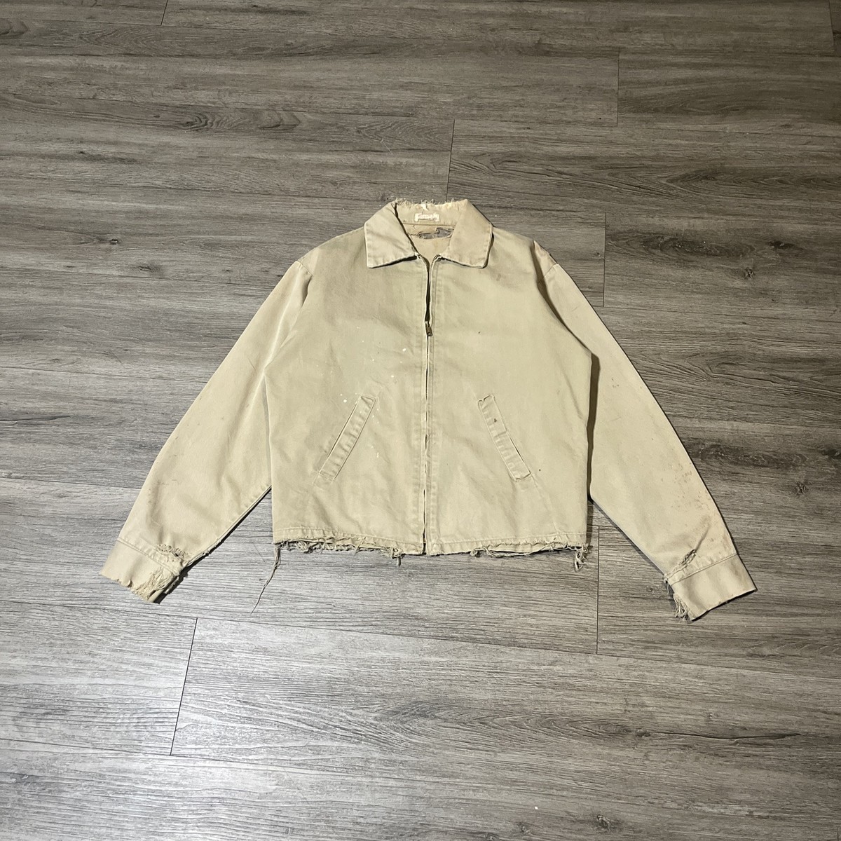 Vintage 50s 60s Scotts Level Best jacket Genuine Cramerton Army Cloth Rare!