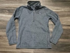 Patagonia Ahnya 1/4 Zip Pullover Sweatshirt Womens Medium Blue Pocket